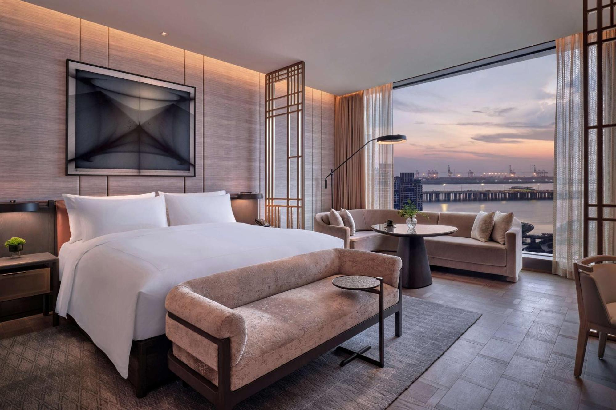 Conrad Shenzhen, The First Art Museum Hotel In Greater Bay Area With The Stunning Bay And Sunset View In The Hotel Terrace Bagian luar foto