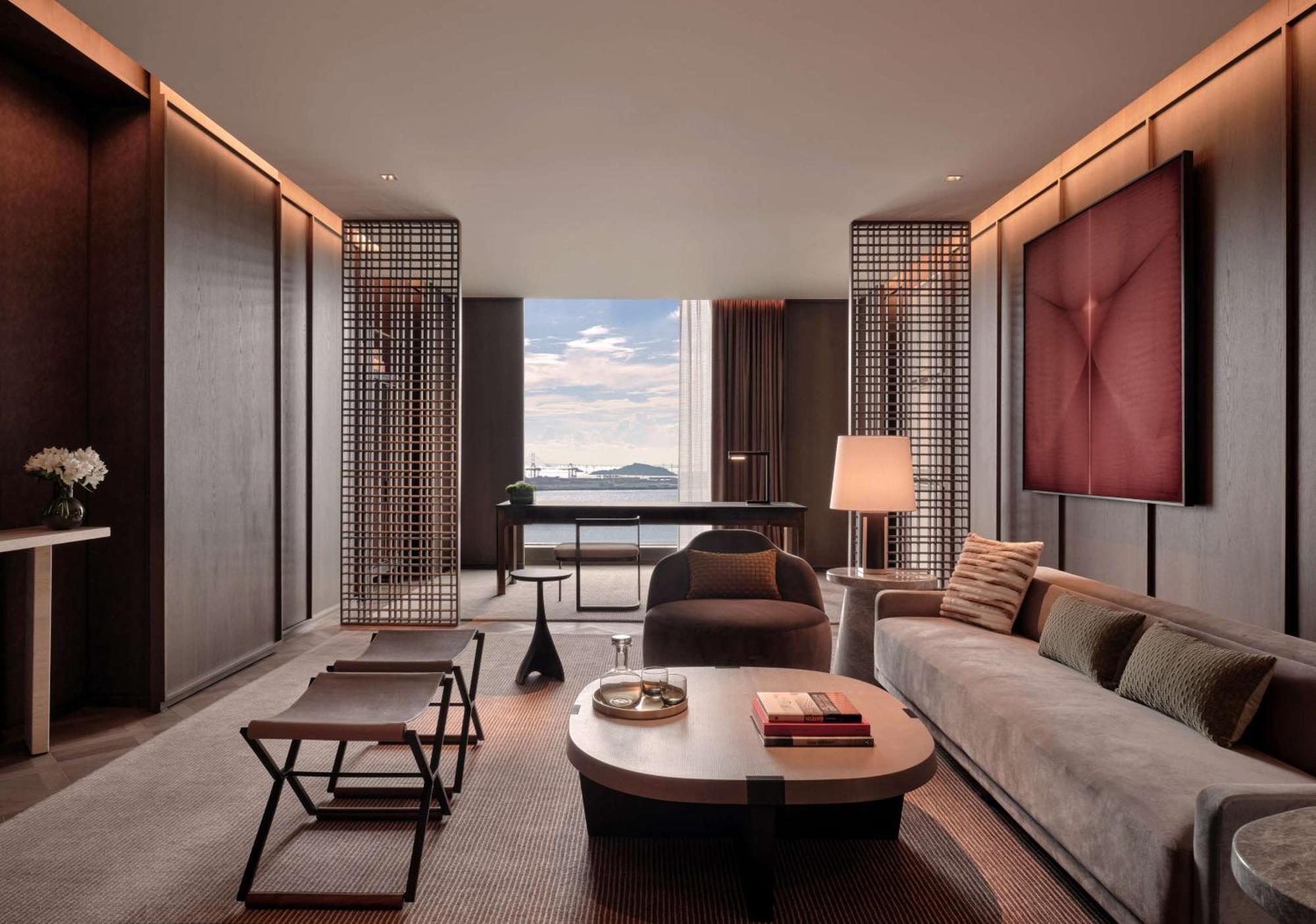 Conrad Shenzhen, The First Art Museum Hotel In Greater Bay Area With The Stunning Bay And Sunset View In The Hotel Terrace Bagian luar foto