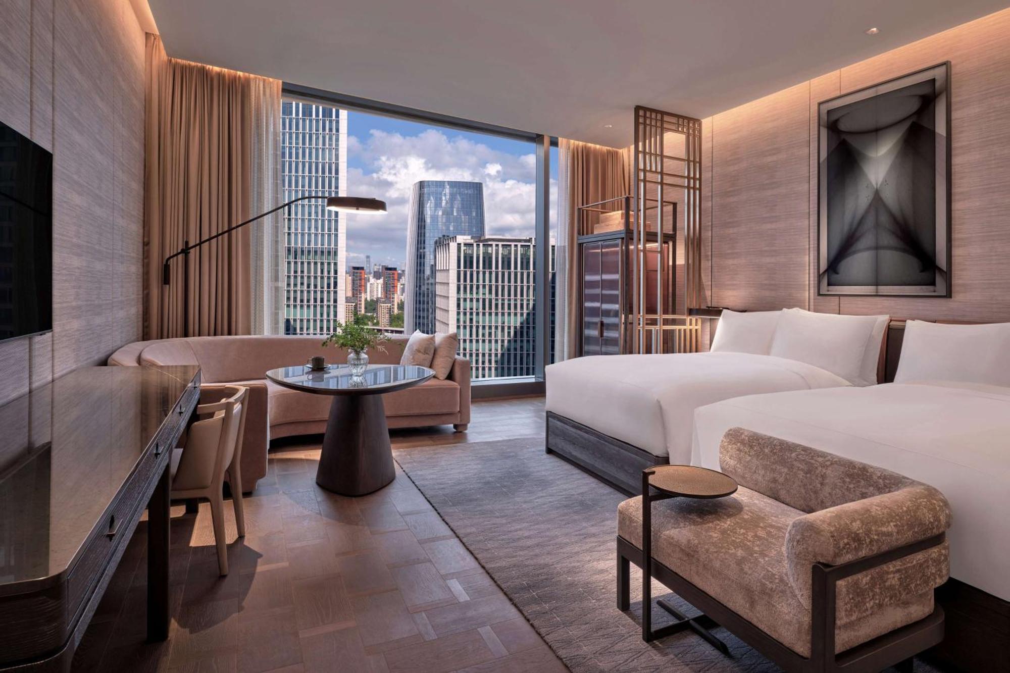 Conrad Shenzhen, The First Art Museum Hotel In Greater Bay Area With The Stunning Bay And Sunset View In The Hotel Terrace Bagian luar foto
