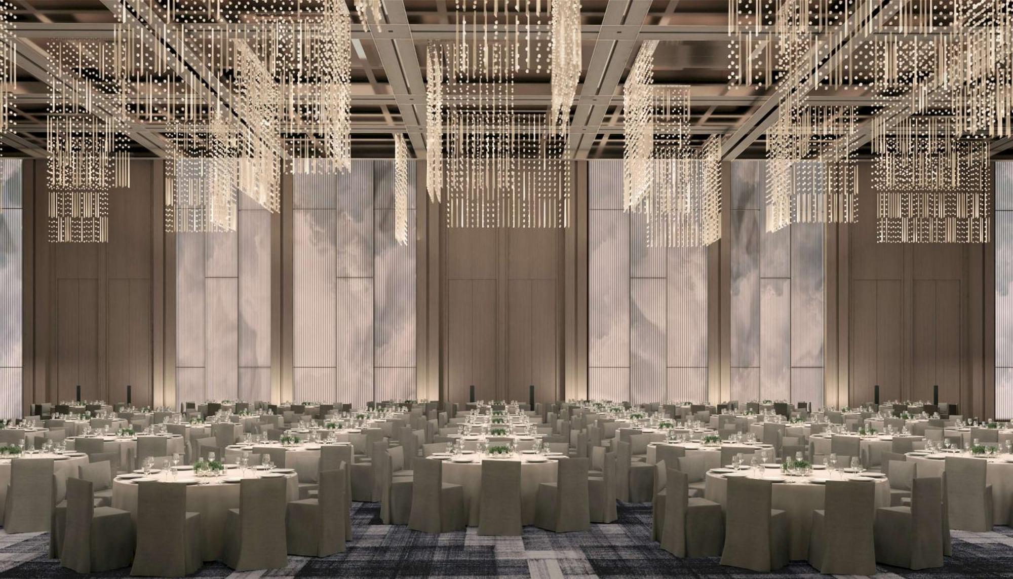 Conrad Shenzhen, The First Art Museum Hotel In Greater Bay Area With The Stunning Bay And Sunset View In The Hotel Terrace Bagian luar foto